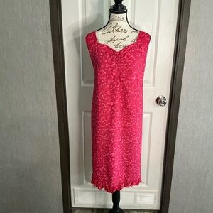 Style Studio Pink Sleeveless Floral Dress Size 2X